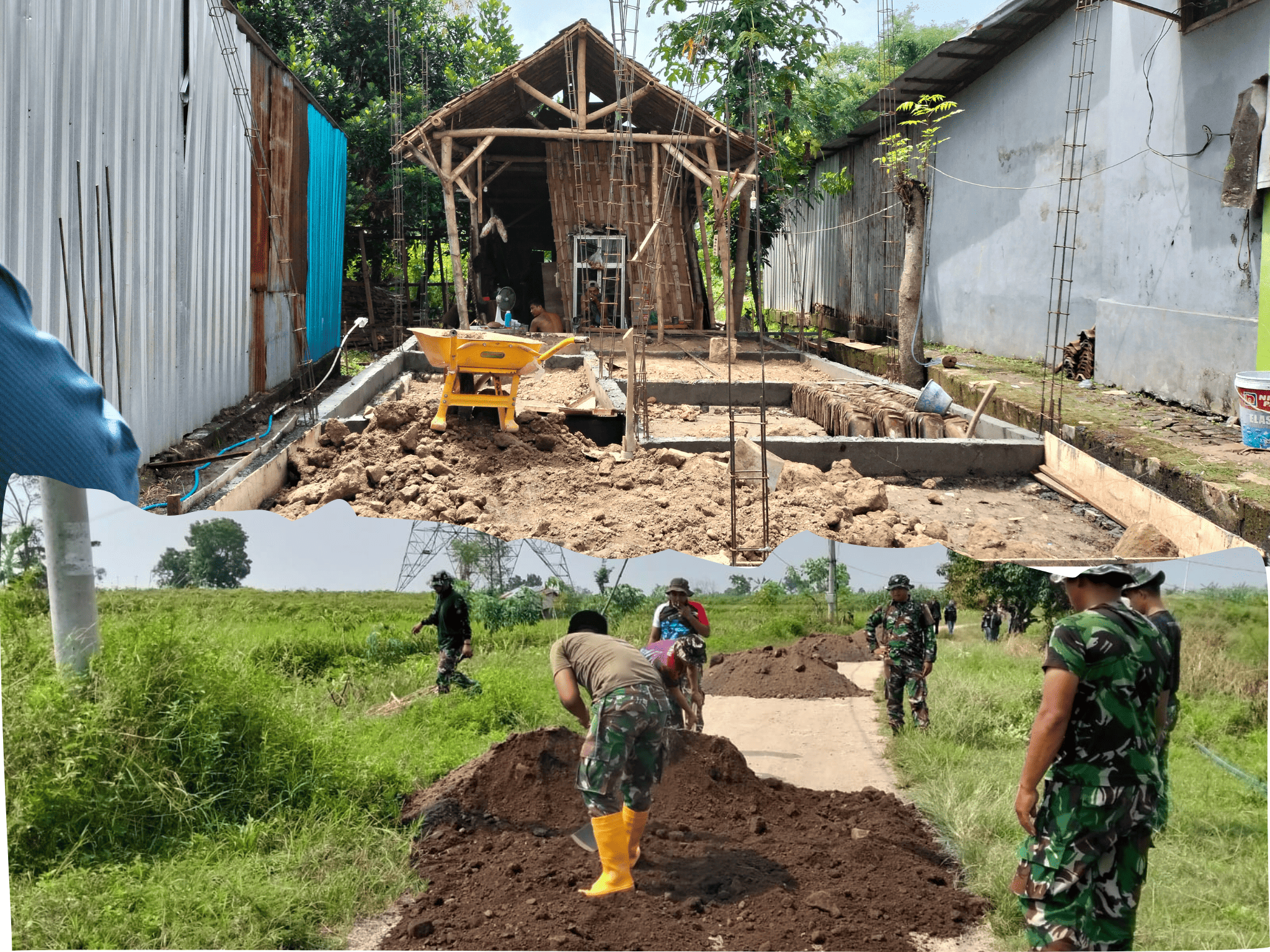 CKPKP Dukung Program TMMD Kodim 0817 Gresik: Wujud Nyata Kolaborasi untuk Kemajuan Desa Slempit